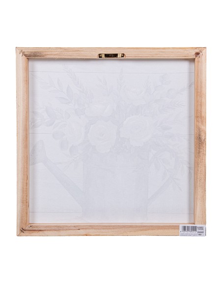 Cuadro lienzo de regaderas con flores