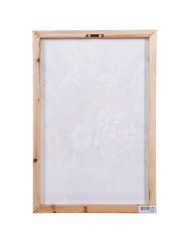 Cuadro en lienzo de jarrón con flores