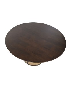 Mesa redonda 130 cm en Mango y Fibra 2