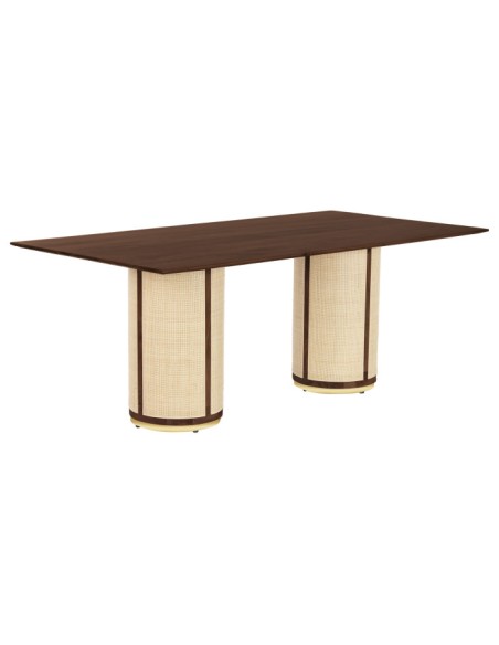 Mesa de Comedor Mango y Fibra