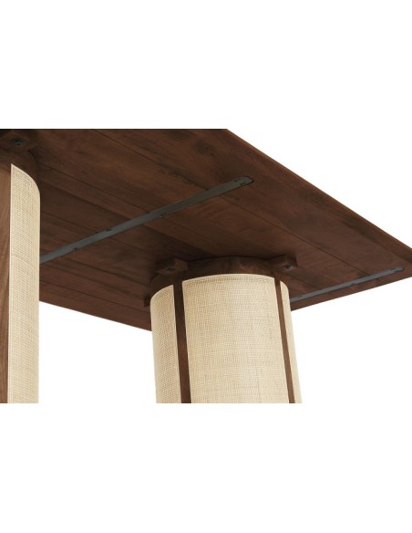 Mesa de Comedor Mango y Fibra
