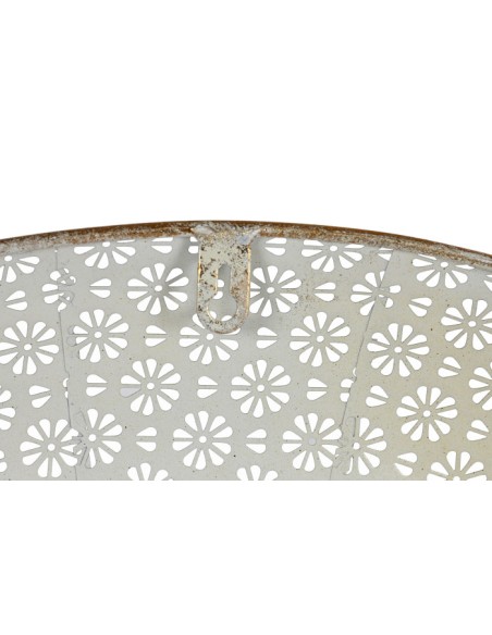 Espejo redondo metal dorado con calados