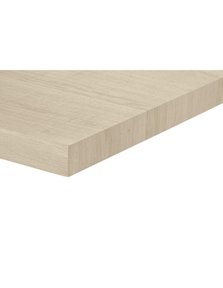 Mesa de Comedor Madera y Metal Negro