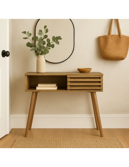 Mueble de entrada con puerta corredera