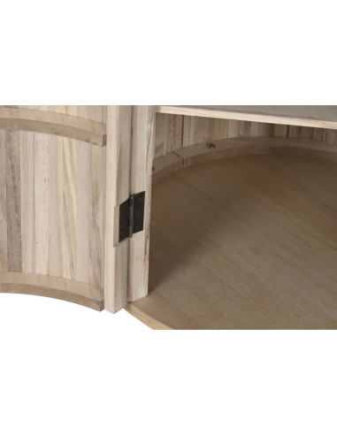 Mesa Redonda en Paulownia con Puerta 120cm