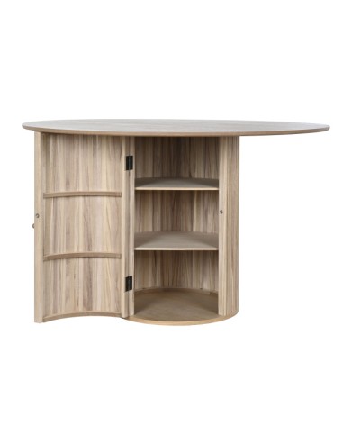 Mesa Redonda en Paulownia con Puerta 120cm