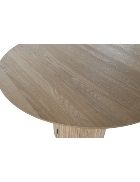 Mesa Redonda en Paulownia con Puerta 120cm