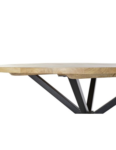 Mesa redonda Mango y Metal negro