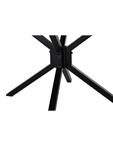 Mesa redonda Mango y Metal negro