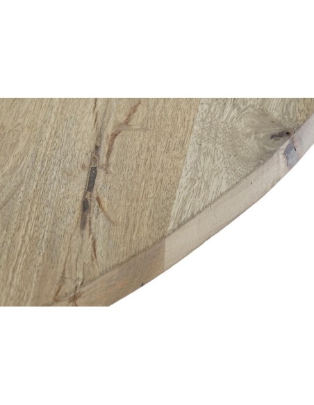 Mesa redonda Mango y Metal negro