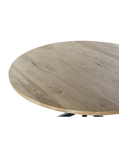 Mesa redonda Mango y Metal negro