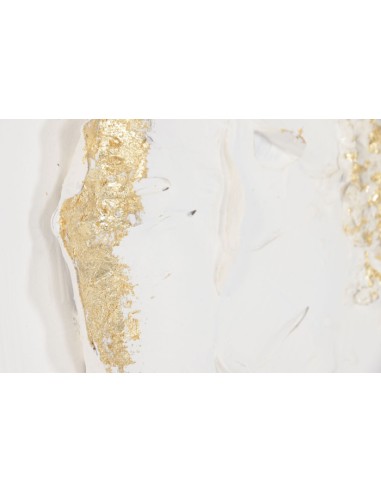 Cuadro en lienzo de flor en relieve