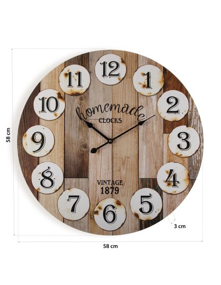 Reloj de pared madera grande