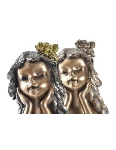 Figura de resina mujer en cobre 2