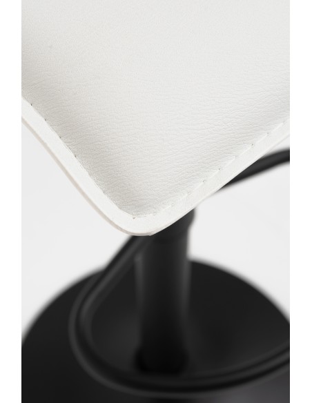 Taburete poli piel elevable Tom black