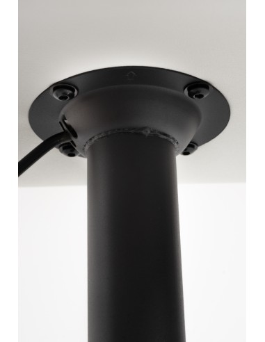 Taburete poli piel elevable Tom black