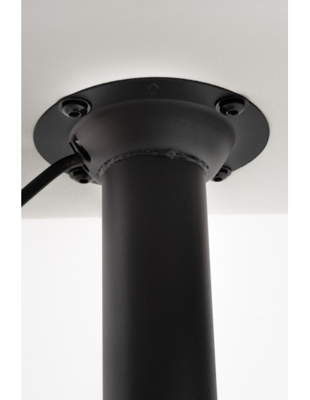 Taburete poli piel elevable Tom black