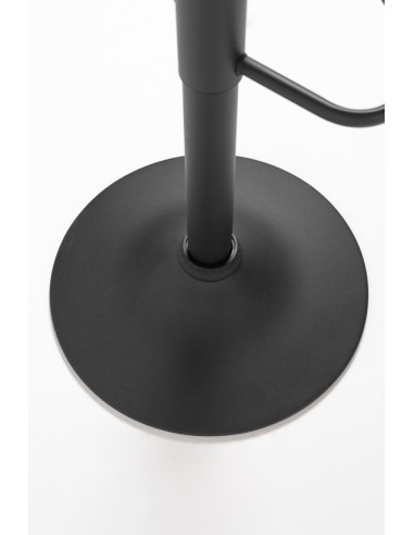 Taburete poli piel elevable Tom black