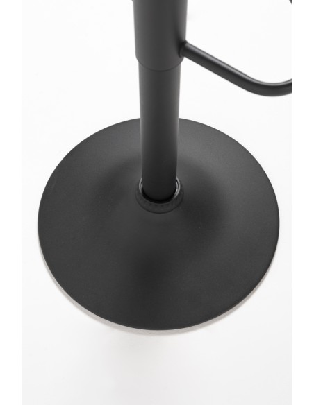 Taburete poli piel elevable Tom black