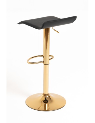 Taburete poli piel elevable Tom Golden