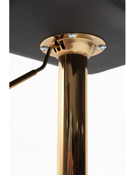 Taburete poli piel elevable Tom Golden