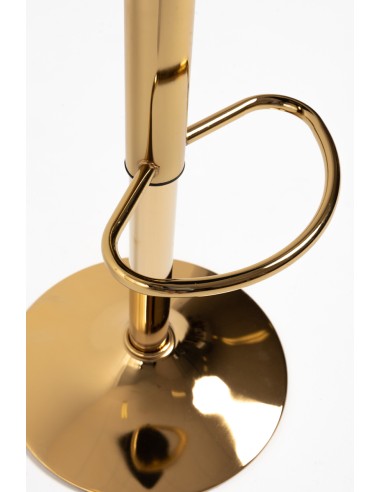 Taburete poli piel elevable Tom Golden