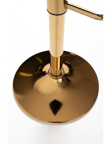 Taburete poli piel elevable Tom Golden