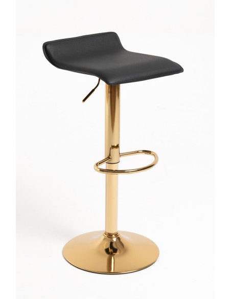Taburete poli piel elevable Tom Golden