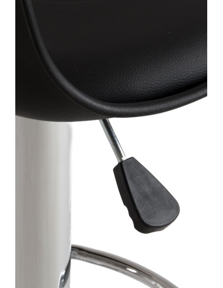 Taburete Tem de polipropileno y poli piel regulable