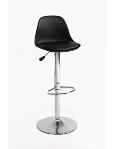Taburete Tem de polipropileno y poli piel regulable