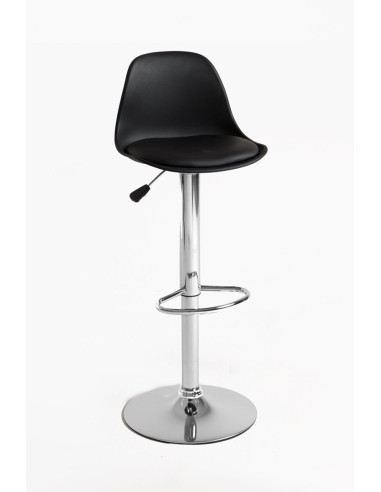 Taburete Tem de polipropileno y poli piel regulable