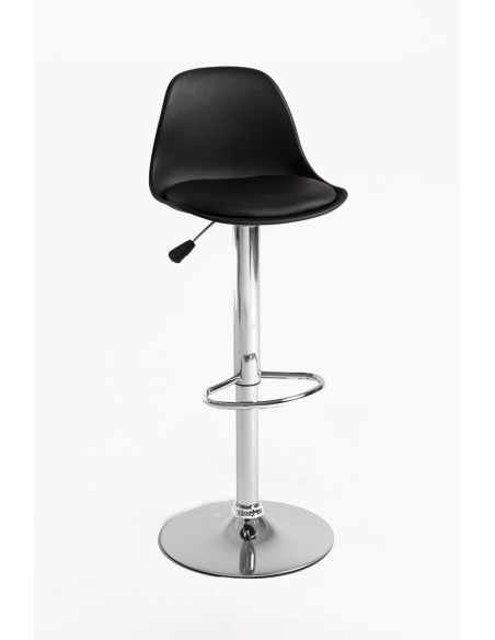 Taburete Tem de polipropileno y poli piel regulable