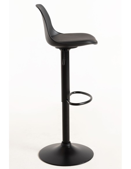 Taburete Tem de polipropileno y poli piel regulable completo