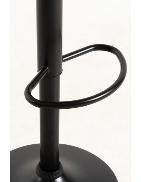 Taburete Tem de polipropileno y poli piel regulable completo