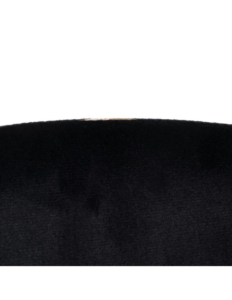 Silla estampado flores y negro