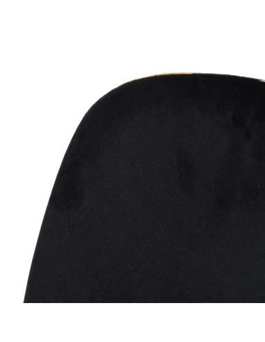 Silla estampado flores y negro