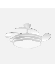 Lampara ventilador nasim blanco 2