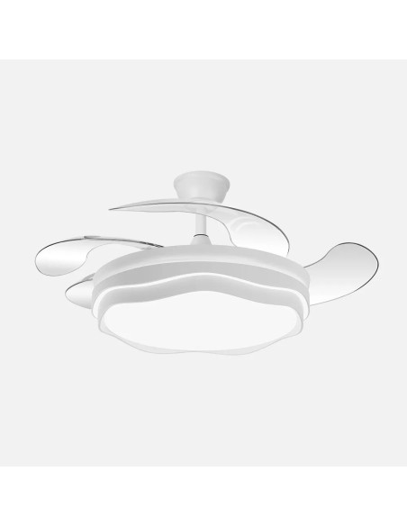 Lampara ventilador nasim blanco