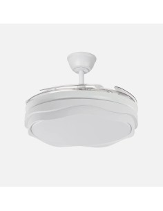 Lampara ventilador nasim blanco