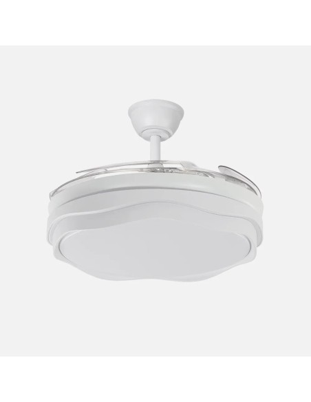 Lampara ventilador nasim blanco