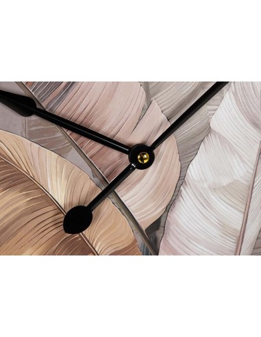Reloj grande de pared mdf hojas