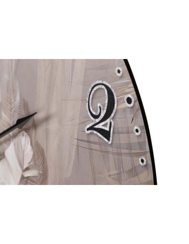 Reloj grande de pared mdf hojas