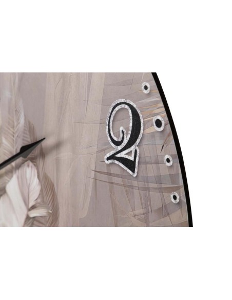 Reloj grande de pared mdf hojas