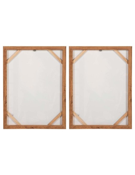 Cuadro mujer con marco de madera