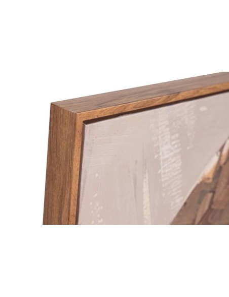 Cuadro mujer con sombrero con marco