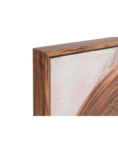 Cuadro de mujer con marco madera