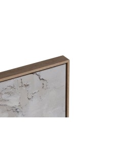 Cuadro león con marco natural 2