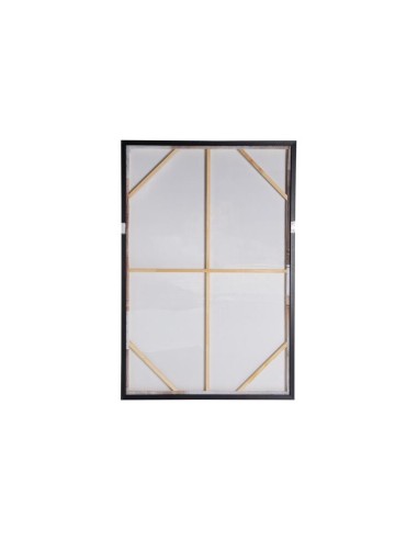 Cuadro abstracto con marco oscuro