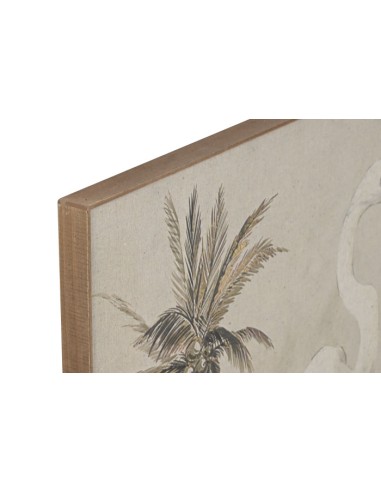 Cuadro en lino de garzas