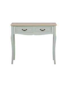 Recibidor 2 cajones gris y madera 2